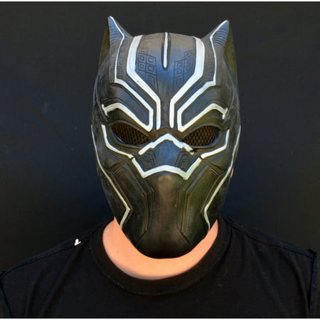 Halloween Comicon Mask Latex Black Panther Superhero 2018 Costume Mask