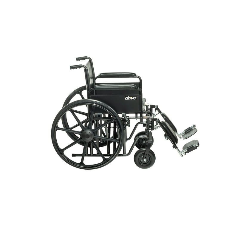 Sentra EC Heavy Duty Wheelchair, Detachable Full Arms, Elevating Leg Rests, 22 Sentra EC Heavy Duty Wheelchair, Detachable Full Arms, Elevating Leg Rests, 22