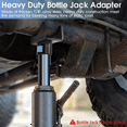 thumbnail image 5 of Bottle Jack Axle Adapter Lifting Saddle for 2In 3In 4In Round & 2In Square Tube,for Within 1.5In Lifting Platform, 5 of 6
