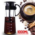 thumbnail image 1 of 1000ML Cold Brew Iced Coffee Maker Airtight Seal Tea Detachable Pot Kettle, 1 of 11