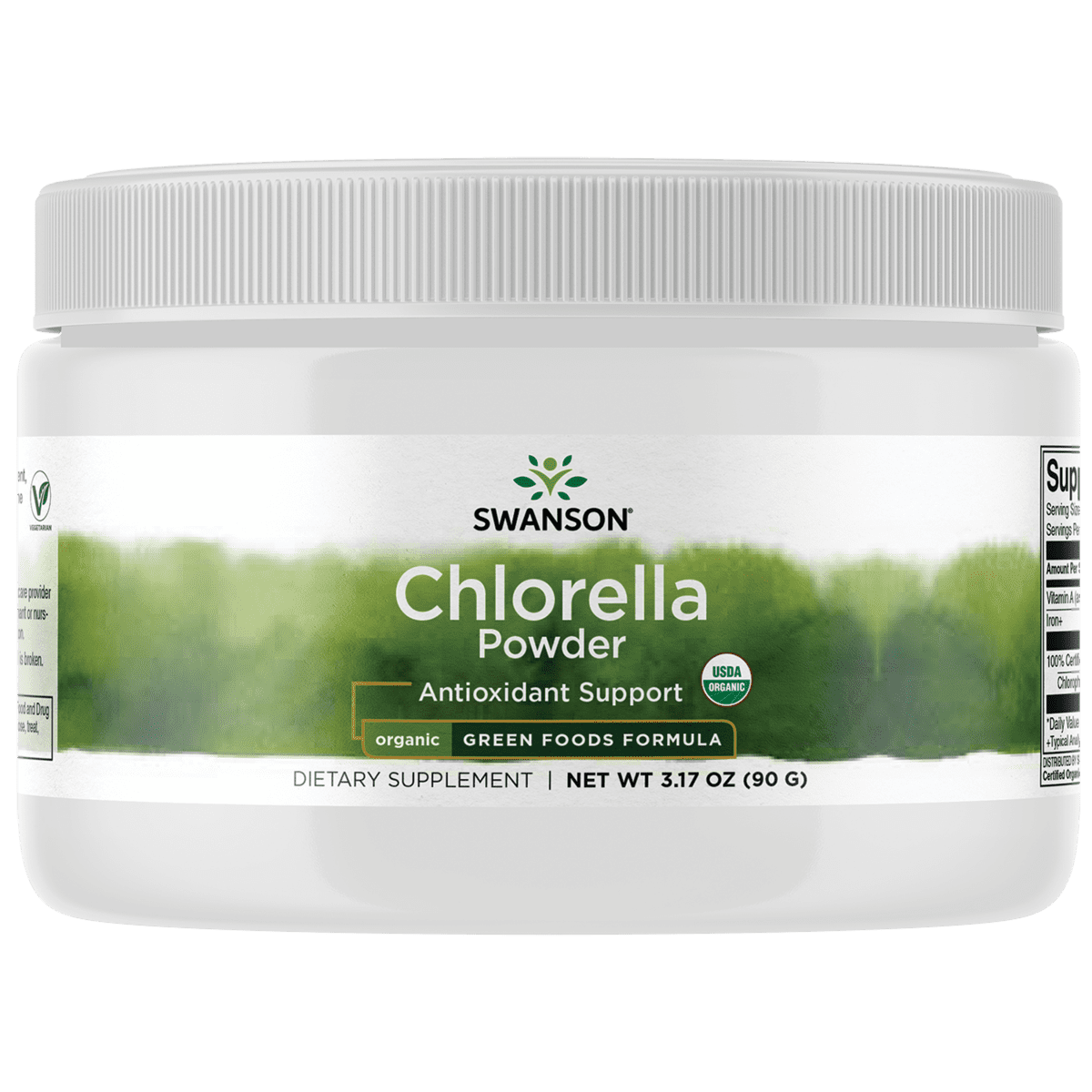 Swanson 100% Certified Organic Chlorella Powder 3.17 oz Powder