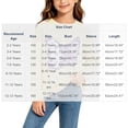 thumbnail image 3 of fnnxnal Girls Long Sleeve Cotton Tee, Beige Butterfly Floral Print Crew Neck T-Shirt, Casual Top for Girls 2-13 Years,Size 2-3 T, 3 of 7