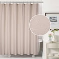 thumbnail image 1 of Soft Microfiber Fabric Shower Curtain Liner Embossed Pattern Waterproof Liner US, 1 of 13