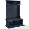 thumbnail image 5 of Crosley Furniture Seaside Wood 4 Hook Hall Tree in Distressed Navy, 5 of 9