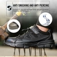 thumbnail image 2 of AUXDIQ Steel Toe Work Shoes for Men Women Construction Industrial Safety Sneakers, 2 of 6