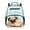 Pug Dog, variant on Aplkyhs Adorable Backpack Lightweight Casual School Bookbag for Kids 9-12 Water Resistant with Padded Straps for Daily Use Galaxy Axolotl
