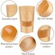 thumbnail image 4 of Reusable Stand Up Pouches Waterproof Brown Kraft Paper Food Storage Bags, 4 of 5