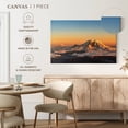 thumbnail image 5 of Elephant Stock Winter Cascade Range Wall Art - Horizontal Canvas Wall Art - Living Room Wall Decor - Nature Canvas - Orange And Blue Decor - 12" x 8", 5 of 8