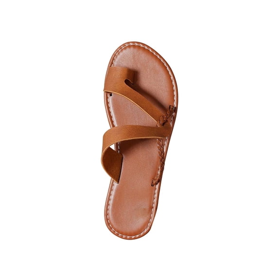 Gnshining Summer Shoes for Women Weave Open Toe Flat Shoes Skidproof Shoes Soft-Soled Walking Work Shoes Travel-friendly Beach Shoes