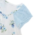 thumbnail image 3 of Aideaone Girls Nightgowns Cute Princess Sleepwear Flutter Sleeve Pajamas Nightie Dress 5-12 Years, 3 of 7