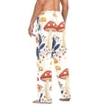 thumbnail image 3 of FORMRS Mens Pajama Pants with Pockets Sleepwear Lounge Bottoms Sizes S-2XL, White Mushroom, 3 of 7