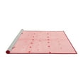 thumbnail image 2 of Ahgly Company Machine Washable Indoor Square Solid Red Modern Area Rugs, 6' Square, 2 of 4