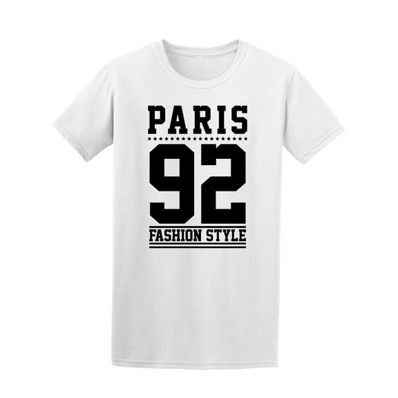 Paris Vintage Fashion Style 1992 Tee Men's -Image by Shutterstock