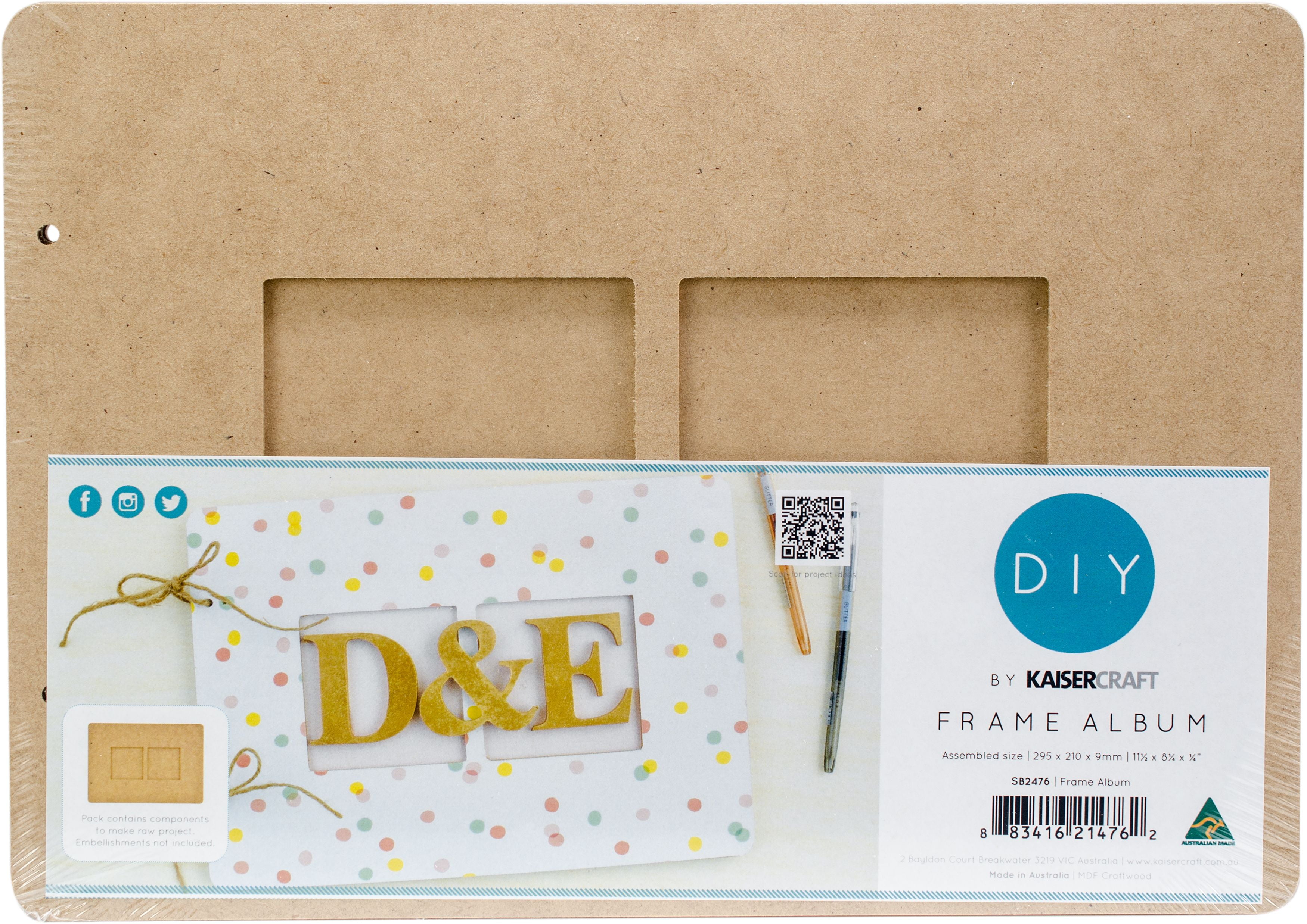 Kaisercraft SA200 D-Ring Album Page Protectors Pocket 12 by 12-Inch