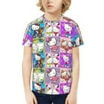thumbnail image 7 of Hello Kitty T Shirts For Girls Boys, 3d Print Cartoon Graphics T Shirt, Youth Crewneck T-Shirt, Unisex Short Sleeve Top Tees Age 4-16 Years, 7 of 7