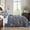 Classic - Dark Blue & Light Brown-King (106''W × 98''L), variant on King (106''W × 98''L) Classic - Dark Blue & Light Brown Damask Bedding Set