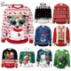 thumbnail image 2 of Chándal de Navidad feo para hombres, sudaderas de cuello redondo, jersey de pareja, sudaderas con estampado de Santa Claus, ropa de calle Vintage, 2 of 4