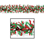 Tissue Festooning - Red, White, Green Case Pack 24 Sku 540397