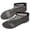 Black, variant on Women's Mesh Ballet Flats Comfortable Shiny Rhinestone Fishnet Sandals Low Heel Summer Causal Slip-on Flat Shoes - Gold