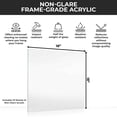 thumbnail image 3 of 10 Sheets Non-Glare Acrylic Replacement for 18x18 Picture Frame, Replacement Plexiglass for 18x18, 3 of 7