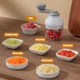 thumbnail image 6 of Vacemry Under $5 Manual Food Chopper, Hand Crank Garlic Ginger Grinder, Portable Vegetable Processor, Kitchen Meat Crusher for Restaurant Baking, 6 of 7