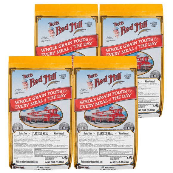 Bob's Red Mill Farine de Graines de Lin Moulues Sans Gluten 25 Lb/11.33 kgs