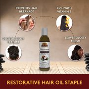OKAY Pure Naturals Hot Oil Treatment Coconut Oil - 6oz for Deep Conditioning and Hair Repair