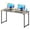 Nature, variant on CL.HPAHKL 55 inch Computer Desk, Modern Home Office Desk with Metal Frame & Wood Tabletop, Simple Style Writing Study Work Table PC Desk for Home Bedroom, Gold