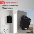 thumbnail image 4 of Pyle Home Sistema de altavoces doble impermeable para exteriores - Par de altavoces resistentes a la intemperie de 6,5 pulgadas montados en pared/techo - Soporte universal resistente - Uso en el patio, 4 of 5