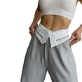 thumbnail image 6 of New Women's Chic Pants y2k Women's Low Waist Wide Leg Loose Loose Bottoms Women's Pants-As photo shows-L, 6 of 7