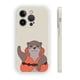 thumbnail image 1 of ¡Manténgase a la moda con esta funda para teléfono plateada mate con diseño gráfico único y divertido para iPhone15 Pro Max 14 13 12 Pro 11!, 1 of 4