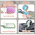 thumbnail image 6 of Leather Luggage Tag For Suitcases: 3-Pack Bright & Cute Luggage Tags For Suitcase TSA Approved, Privacy Travel Bag Tags for Luggage Is Airplane Travel Essentials For Women, Travel Luggage Accessories, 6 of 6