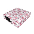 thumbnail image 2 of KLL Flamingo On Checkered Print Fleece Throw Blanket, Horizontal Fleece Bedding Cute Soft Blankets Comfy Fleece Flannel Plush Home Decor for Couch & Bed -60"x50", 2 of 9