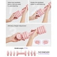 thumbnail image 3 of Set de mancuernas ajustables YOTTOY de 2 a 5 lb, rosa, 4 en 1, 3 of 6