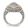 thumbnail image 2 of Shey Couture QTC547-7 Sterling Silver with 14K Gold 0.1 CT Diamond Ring - Size 7, 2 of 6