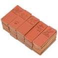 thumbnail image 1 of 100Pcs Clothing Decorative Labels in Brown Leather for Accessories, 1 of 8