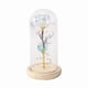thumbnail image 1 of Mother's Day Birthday Mom Gifts Artificial Flower Rose Led Light In Glass Dome, 1 of 3