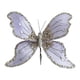 thumbnail image 2 of Adorno navideño de mariposa con pinza para la pared, decoración brillante para el árbol de Navidad Violeta, 2 of 9