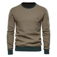 thumbnail image 1 of Fankiway Men'S O-Neck Sweater Soft Casual Sweaters for Men Classic Pullover Sweaters with Ribbing Edge, 1 of 4