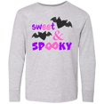 thumbnail image 3 of Inktastic Sweet and Spooky Cute Heart Bats Long Sleeve Youth T-Shirt, 3 of 5