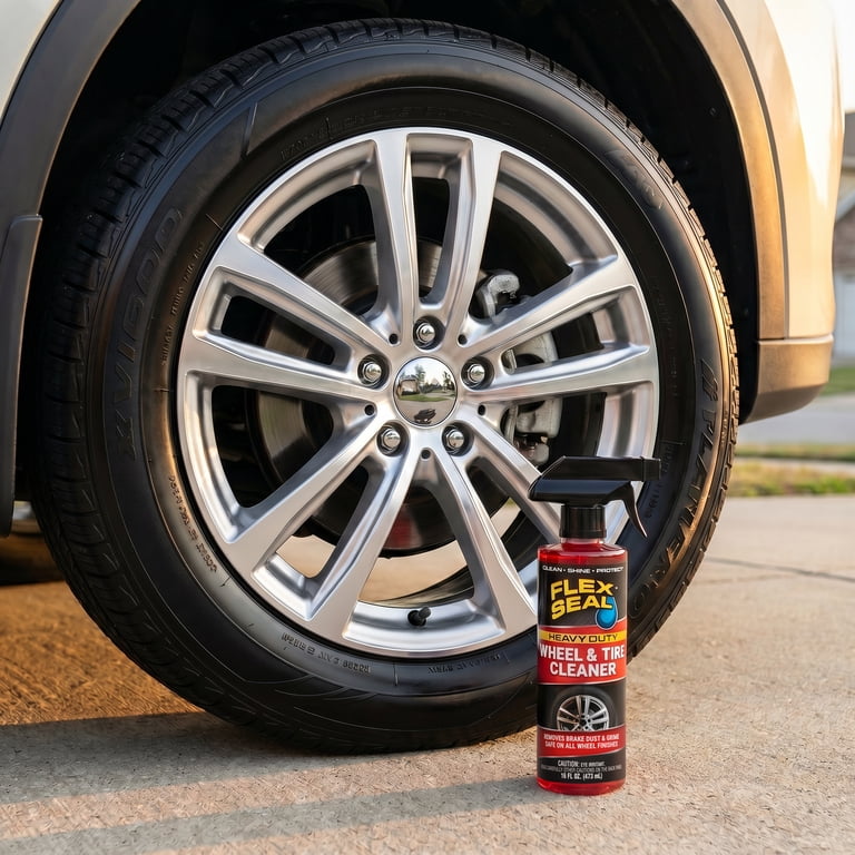 Flex Seal Heavy Duty Wheel & Tire Cleaner Spray, 16 oz photo 2