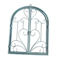 thumbnail image 2 of FashionCha Arched Window Wall Decor Metal Scroll Wall Decor Retro Farmhouse Rustic for Yard Green, 2 of 9