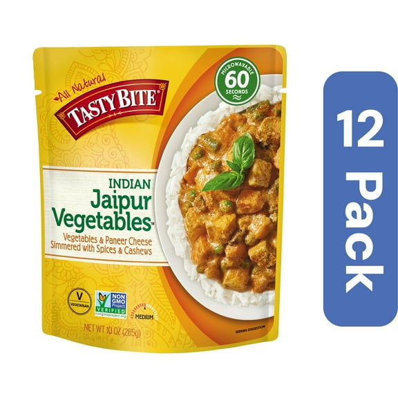 Tasty Bite Entree Jaipur Vegetable 10 oz (Pack of 12)