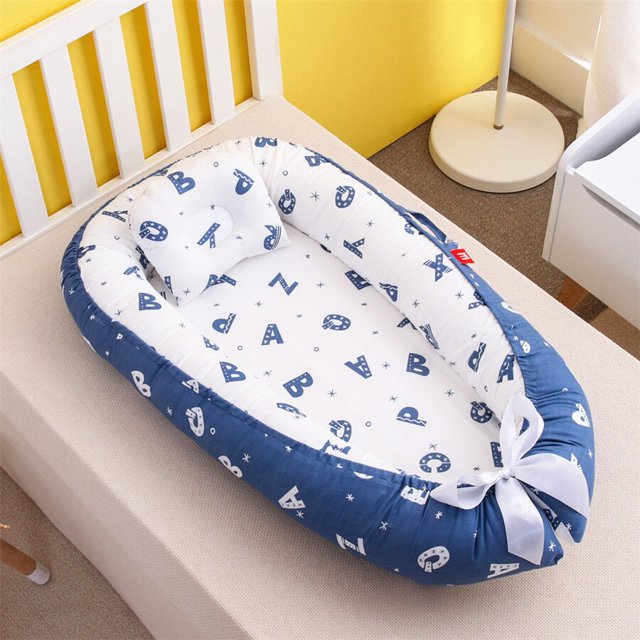 Cama extraíble para bebé, nido de dormir para recién nacido, cuna de viaje, Corralito, colchón de cuna para niño pequeño, accesorios de fotografía para bebé Fivean unisex