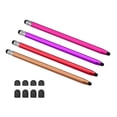 thumbnail image 1 of Lápiz óptico con pantalla táctil para tabletas y teléfonos con 8 puntas de goma suave Eccomum Rojo y rosa rojo y morado y dorado, 1 of 6