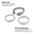 thumbnail image 4 of Speedway Motors 3.50 Inch Exhaust Clamp, Stainless Steel Quick Release V-Band Clamp with Male/Female Flanges, For High Temperature Exhaust Applications, Intercoolers, Turbo Flanges and More, 4 of 7