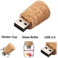 thumbnail image 5 of Clé U 8/16/32/64 Go Bouteille Mignonne Clé U Réservoir Flottant USB 2.0 Clé Mémoire en Verre Transparent, 5 of 5