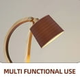 thumbnail image 3 of CRAFTHROU 2Pcs Brown Fabric Lamp Shade Banding Strips Self Stick Edging for Light Covers, 3 of 6