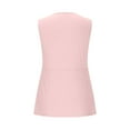 thumbnail image 6 of Ltctricy Women's Tank Tops Casual V Neck Twist Front Sleeveless Babydoll Shirts Peplum Cami Blouses Trendy Summer Outfits, 6 of 7