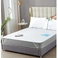 thumbnail image 5 of Qatan Twin Mattress Protector – 100% Waterproof – Long Straps fit Deep Mattresses – Soft and Noiseless Mattress Cover – No Slip – Strong Elastic for Secure Fit – Easy to Clean, 5 of 11